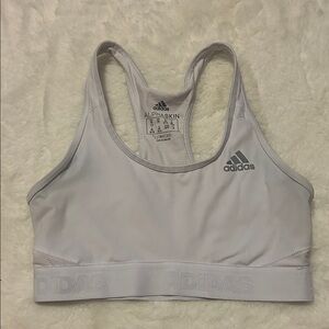 Adidas Women's Gray Alphaskin Sports Bra